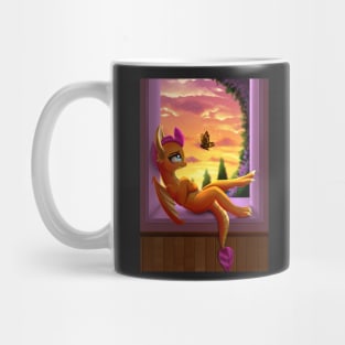 Smolder Sitting On The Window Mug